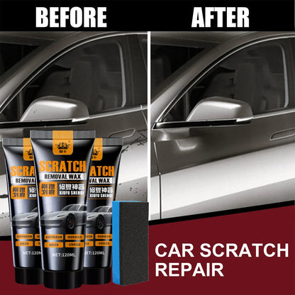 Clearvex™ Car Scratch Remover Wax Kit 120ml – Paint Repair & Shine Restorer