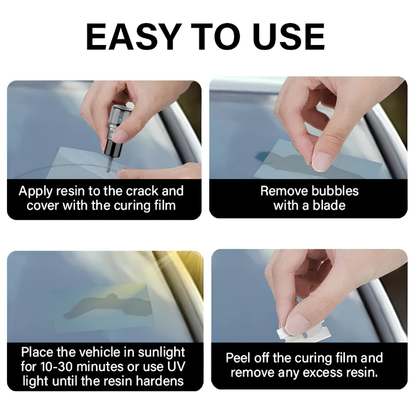 Clearvex™ GlassFix Guard - 2026 Windshield Crack Repair Formula